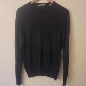 Vince Crewneck 100% Wool Striped Pullover Sweater M46166675 Mens Small